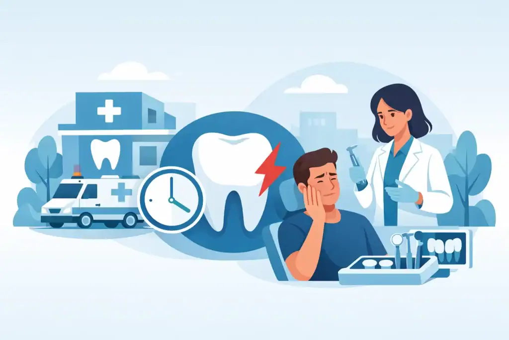 Urgent dental treatment for tooth pain and emergencies in Edmonton.