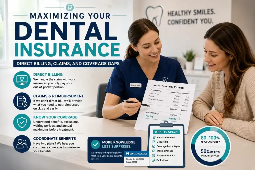 Dental insurance consultation with Dr. Molly Rodgers in Edmonton.